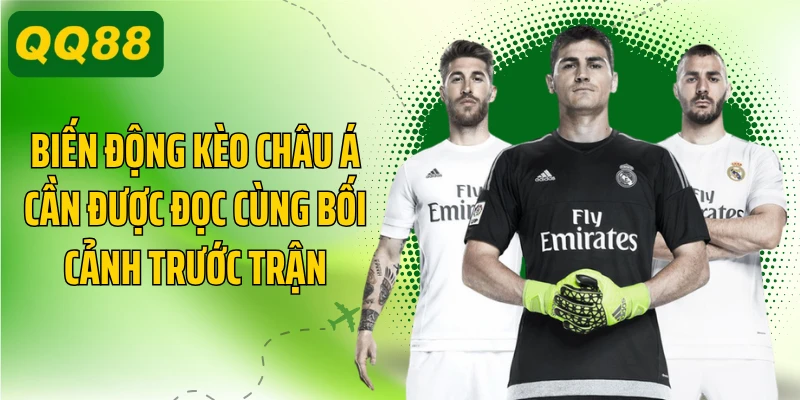 Biến động kèo châu Á cần được đọc cùng bối cảnh trước trận
