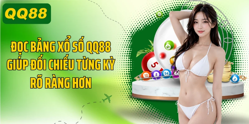 Đọc bảng xổ số QQ88 giúp đối chiếu từng kỳ rõ ràng hơn